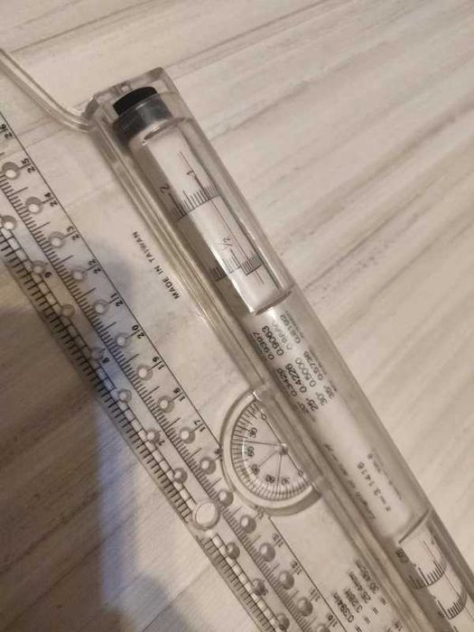 linijka kreślarska z rolką 30 cm