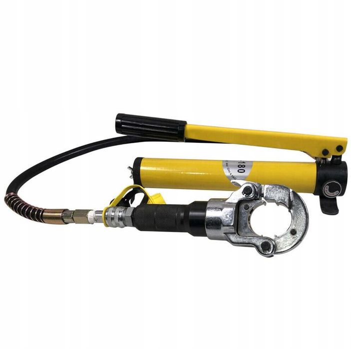 Zaciskarka hydrauliczna 6T 16mm + 9 matryc V/TH, głowica 360°