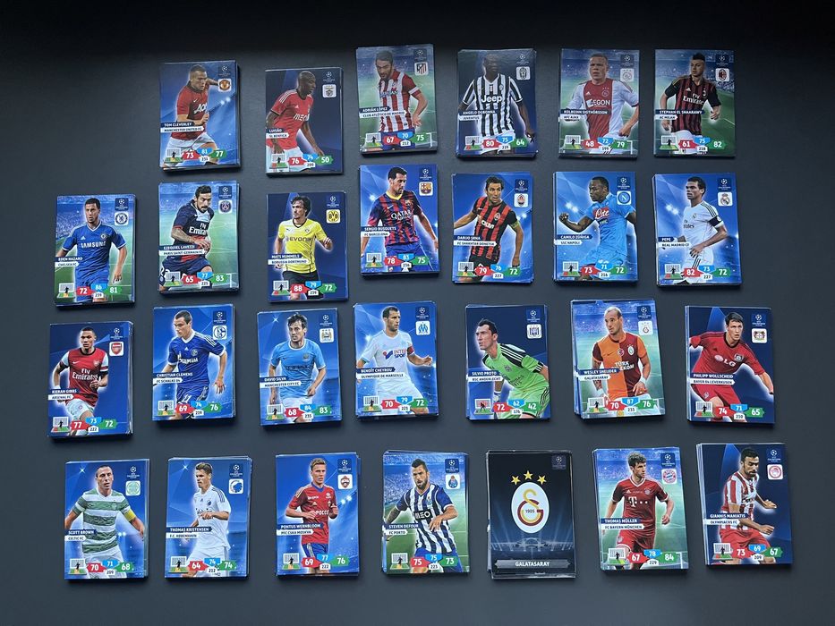 Karty PANINI UEFA Champions League sezon 2013/2014