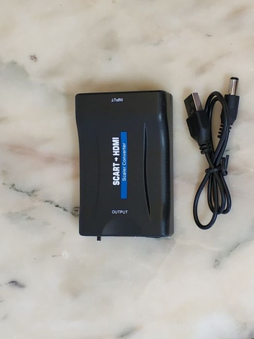 Conversor Adaptador SCART para HDMI - NOVO