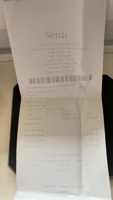 Relógio Police Homem