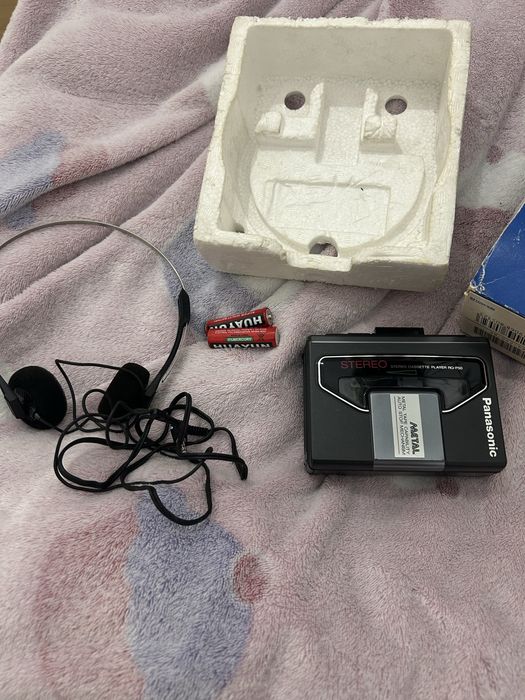 Panasonic RQ-P50 Walkman Vintage | SPRAWNY | Pudełko + słuchawki | Stan kolekcjonerski