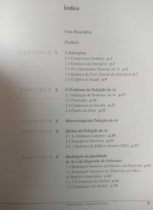 Livro "Poluição atmosférica, um manual universitário"