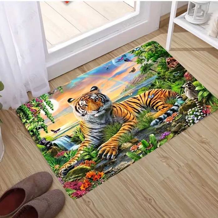 Całkowicie nowy dywan z motywem