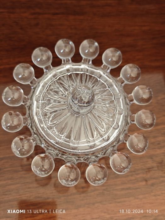 Bomboniera radiant cukernica z pokrywką Ząbkowice Drost witrynowy stan