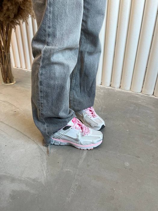 Nike Vomero 5 white pink / жіночі кросівки найк / найк вомеро 36 37 38