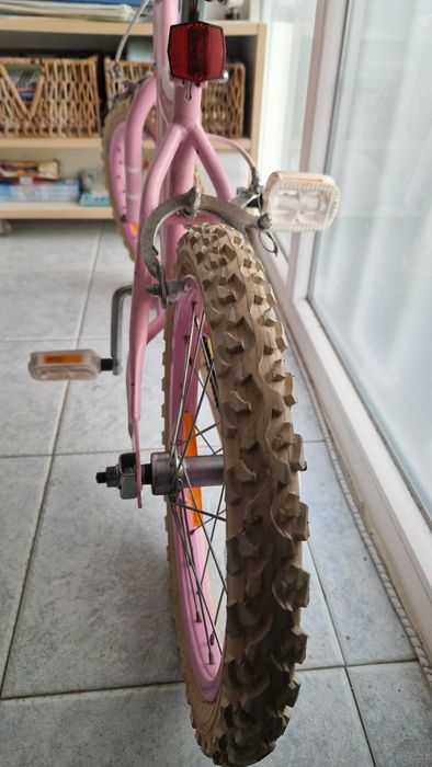 Bicicleta Criança Roda 16" 5-7 Anos Rosa Berg