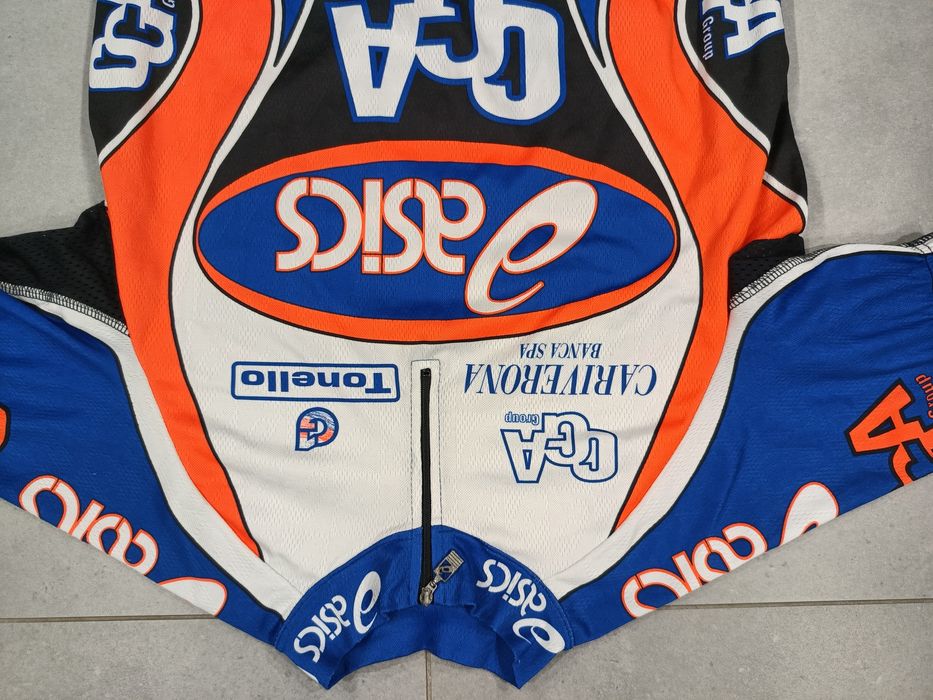 Vintage koszulka Asics kolarska roz. M męska rowerowa