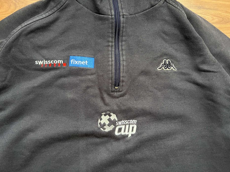 БЫСТРАЯ ПРОДАЖА ТОРГ Винтажный свитер Kappa на утяжках archive L-M