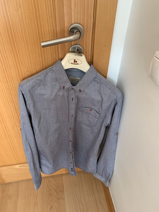 Camisa de ganga muito fina, Tiffosi, nova