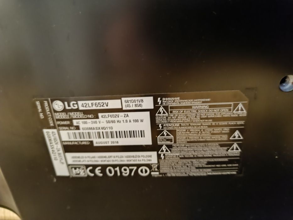 tv LG 42LF652V-ZA