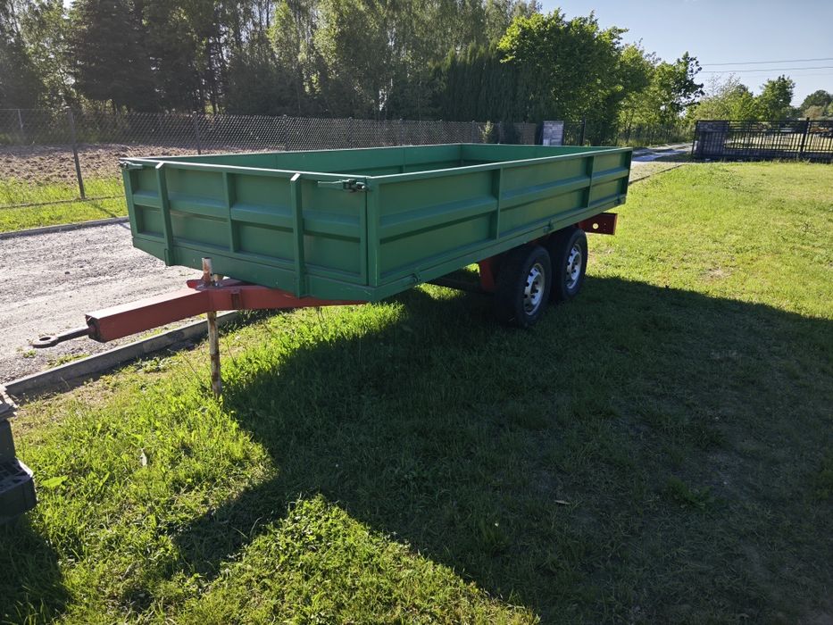 Przyczepa rolnicza tandem 3,5t 2x4,5 m do c330 lub innych
