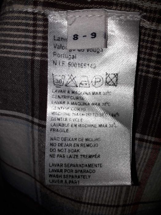 Camisa Lanidor 8-9 Anos