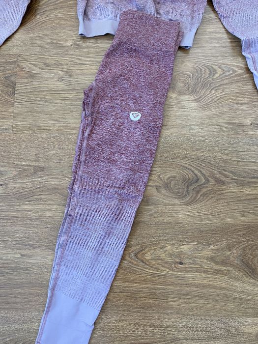 Legginsy ombre różowe GYM GLAMOUR