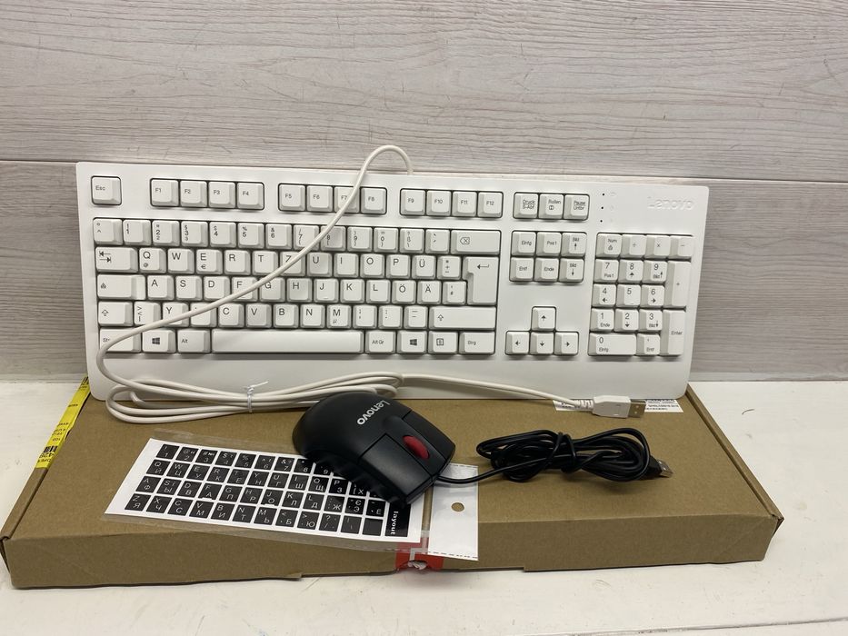 дротовий комплект Lenovo — клавіатура SK-8827 + мишка Lenovo