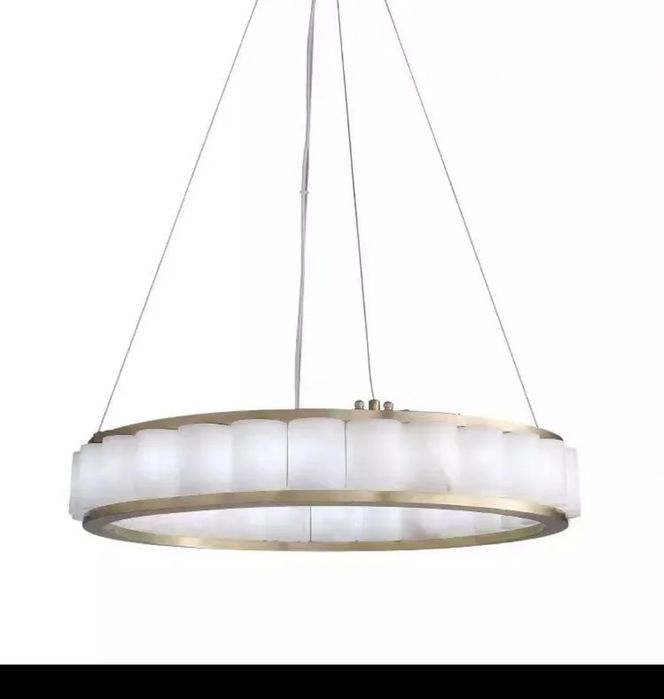 Lampa wisząca, dekoracyjna, kamień  Alabaster,