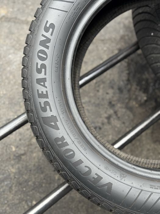 Топова шина‼️Goodyear Vector4season 103Н 235/55 r17 8.8мм 2023рік