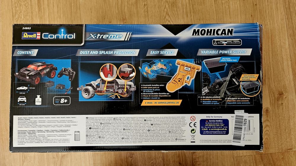 Ravell control x-treme MOHICAN auto RC (model 24803), pręd. do 25 km/h