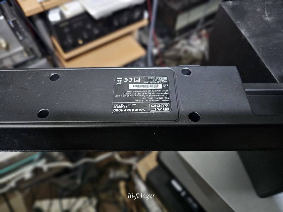 Саундбар Mac Audio soundbar 1000 + сабвуфер aux Bluetooth optical