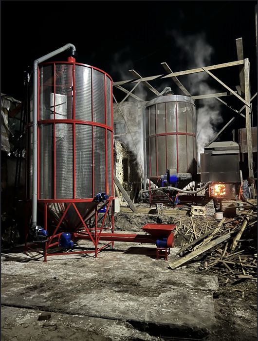 Сушка зерна.