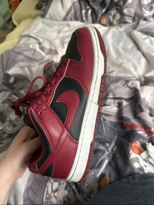 Nike dunk kolor bordowy