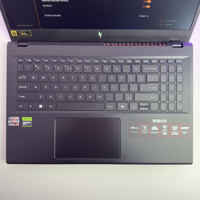 Acer 15.6 FHD 144hz, R5 7535HS, RTX 4050 6GB, 16GB/1TB