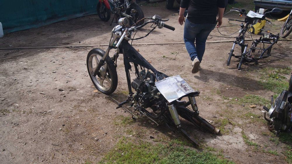 Chopper Kinroad Prince XT 50 niekompletna rama 2007 udokumentowana