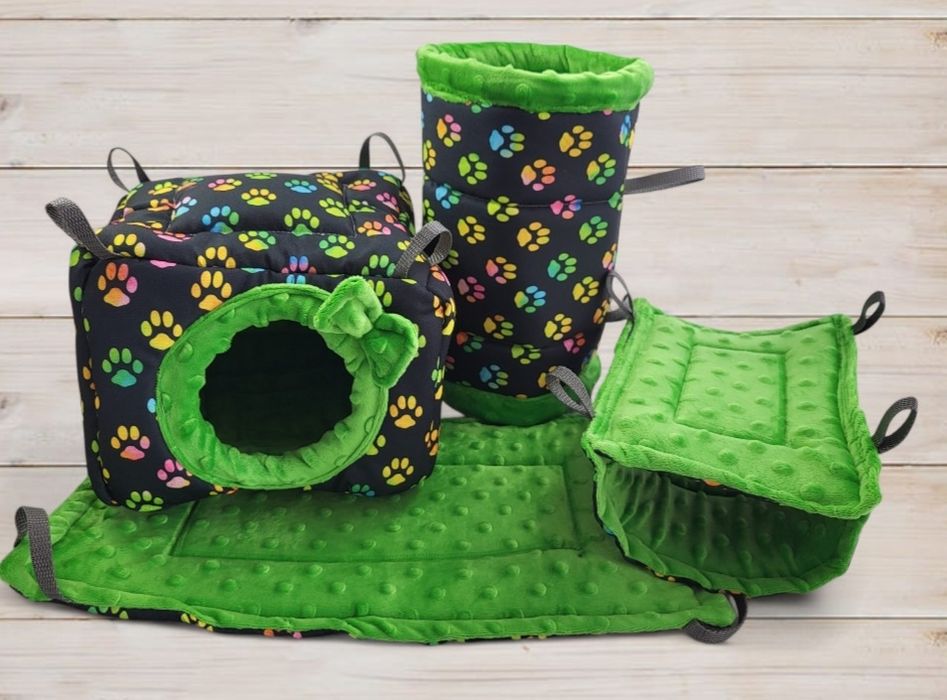 Zestaw dla gryzonia z tkaniny wodoodpornej szczura szynszyla świnki