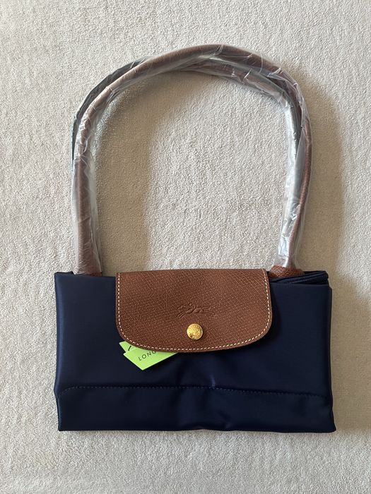 Longchamp – granatowa torba damska 31 × 30 × 19 cm