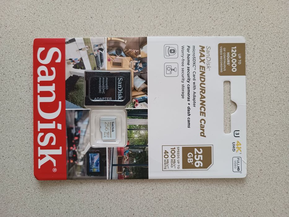 Karta pamięci 256 GB SanDisk z adapterem