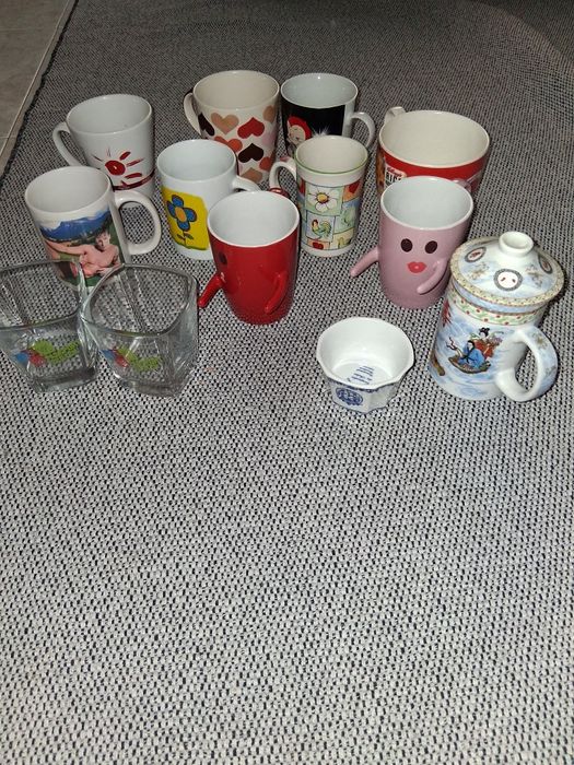 Pratos antigos,canecas,copos