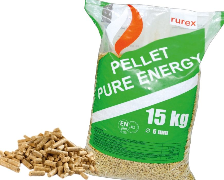 Pellet Rurex z certyfikatem EN plus  A1 6mm *POLSKI PRODUCENT*