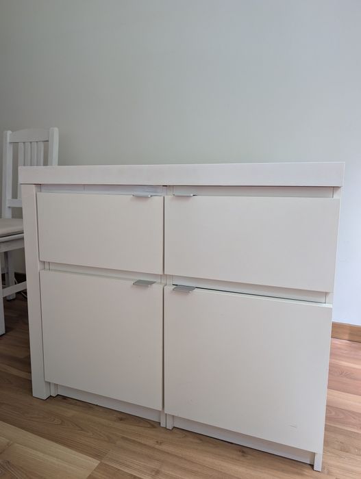 Móvel Branco Modular com Gavetões