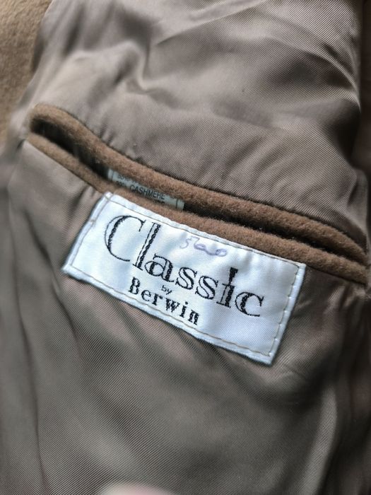 Чоловіче пальто Classic by Berwin Made in England Wool Cashmere, p.46