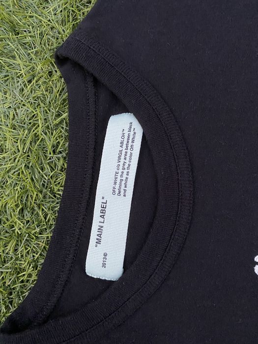 T shirt off white original preta