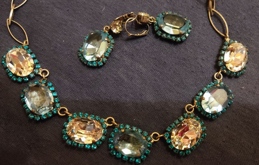 Biżuteria Eva Minge, naszyjnik i kolczyki