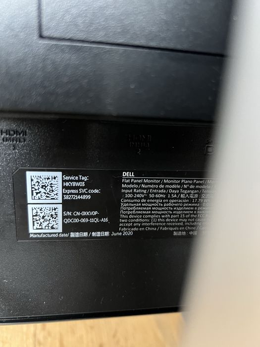 Monitor Dell 24 cale