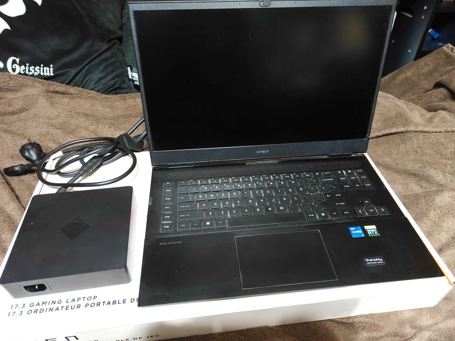 Laptop DLA GRACZY HP OMEN ck0323nw i7 512 GB SSD 32 GB RTX 3060 WIN 11