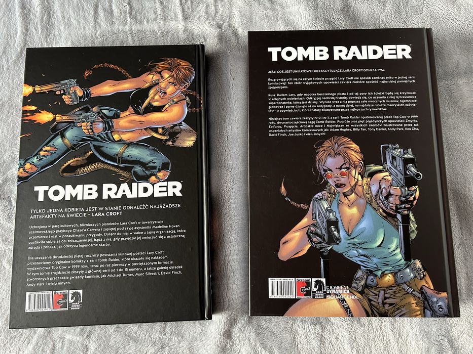 Tomb Raider Komiks Tom 1 i 4 Scream Comics Jezyk Polski Nowy