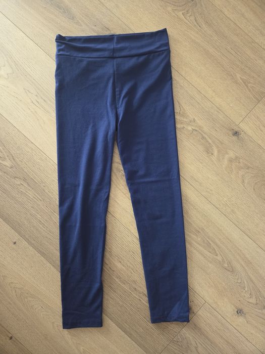 Nowe granatowe legginsy r. 9-10