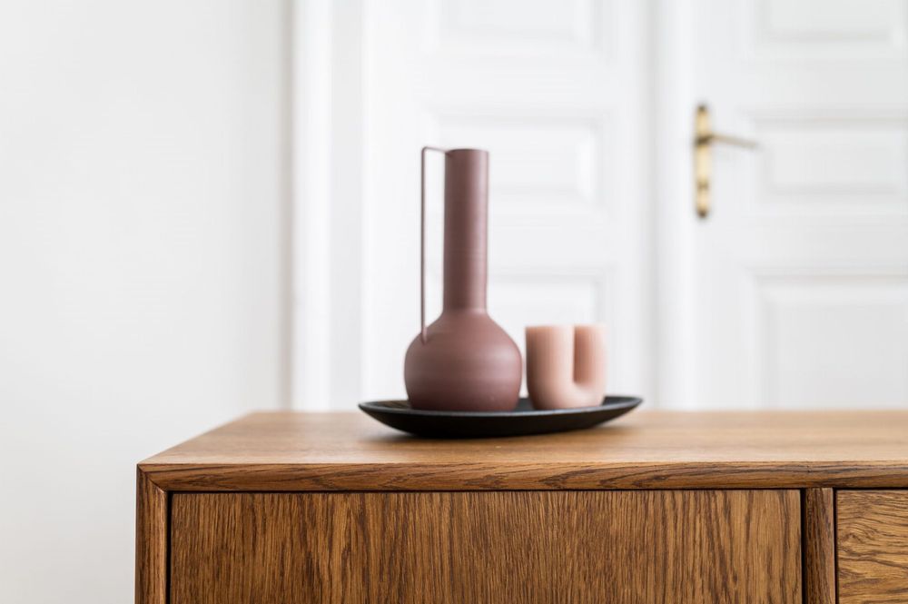 Komoda drewniana Skagen II mid-century modern