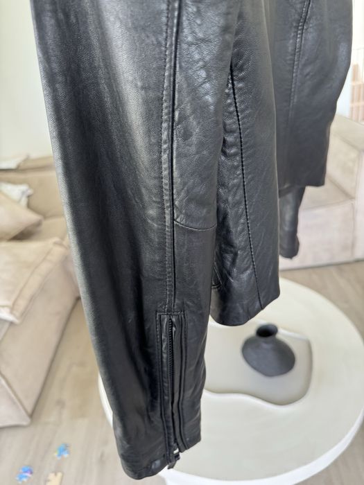 Kurtka skórzana skóra naturalna XS 34 biker ramoneska