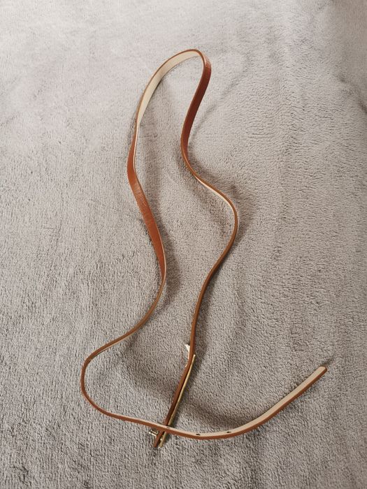 Brązowy cienki pasek, House, rozmiar M/L, 108 cm