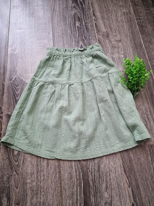 H&M bawełniana dłuższa spódniczka letnia