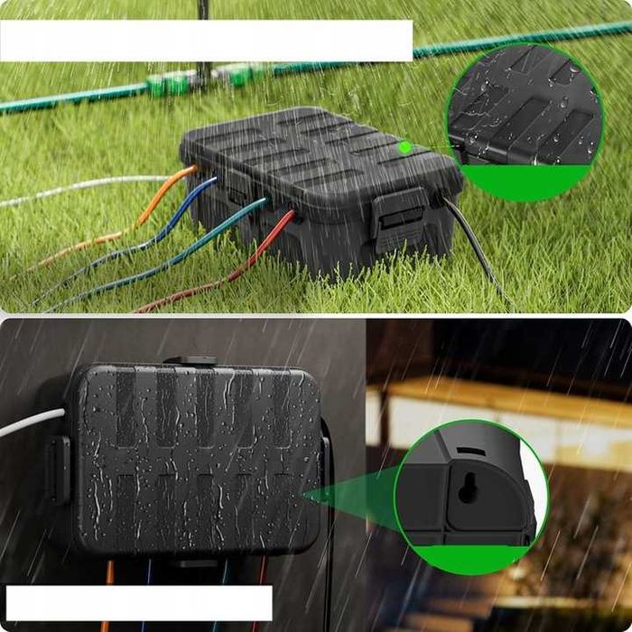 SKRZYNKA Obudowa OCHRONA Zabezpieczenie WTYCZKI Gniazda SAFE BOX IP54