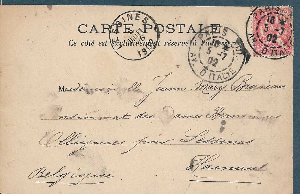 Postal ilustrado antigo - 1902 - monarquia - minho