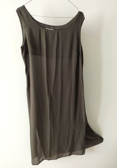 ИТАЛЬЯНСКОЕ Зелёное Платье женское хакки хаки летнее платье сарафан