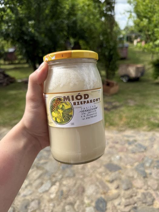 Miód Rzepakowy z polskiej pasieki