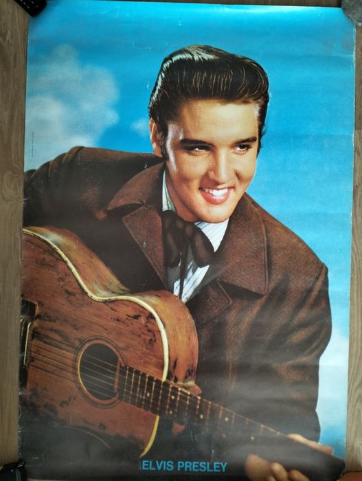 Antigo poster Elvis Presley