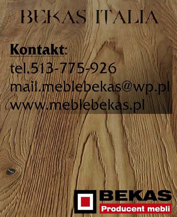 Biała Komoda Loftowa LONDYN Blat Orzech Wenge BEKAS Meble